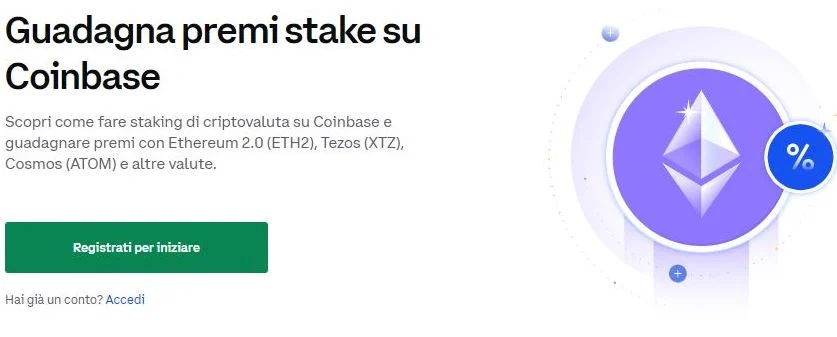 Coinbase staking