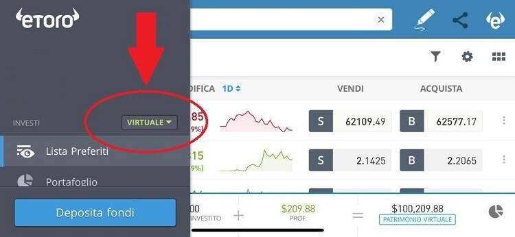 etoro conto demo 