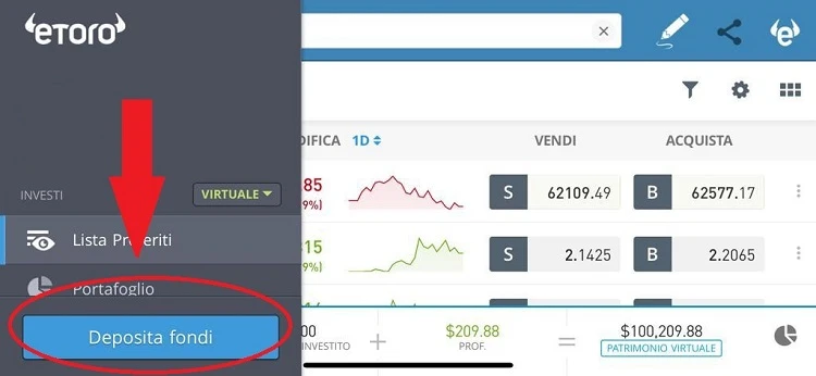etoro deposita fondi comprare ethereum con paypal