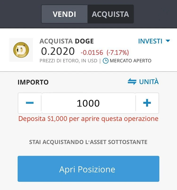 come comprare dogecoin con paypal