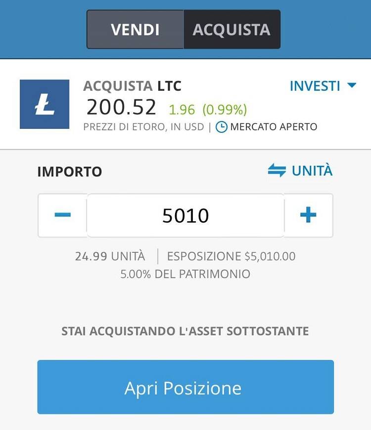 comprare Litecoin