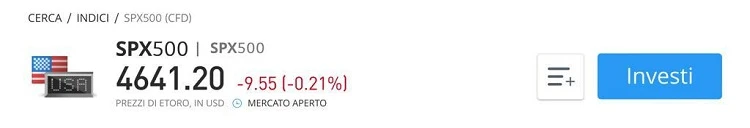 come investire su s&p 500