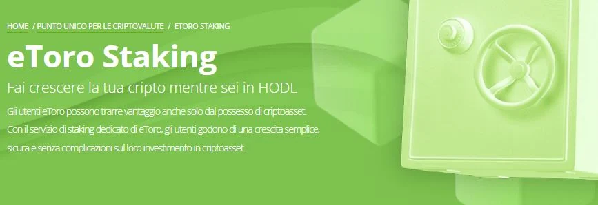 eToro staking