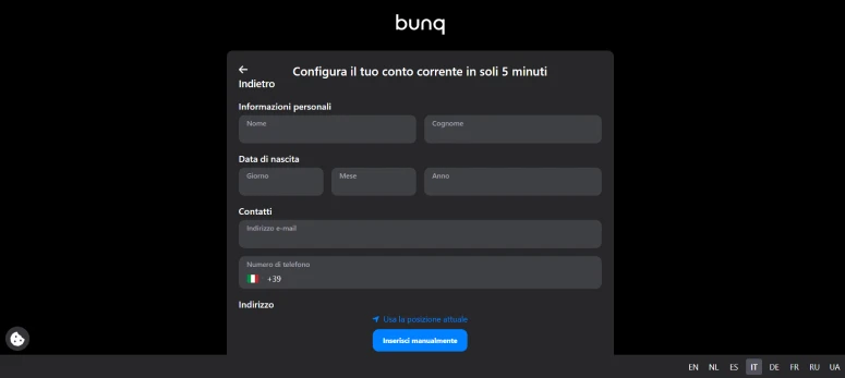 Login Bunq