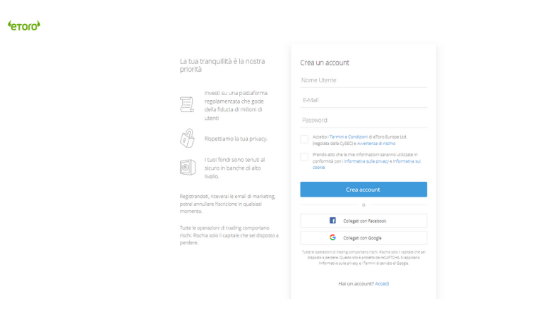 Login eToro