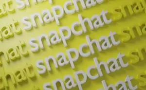 Scritta Snapchat